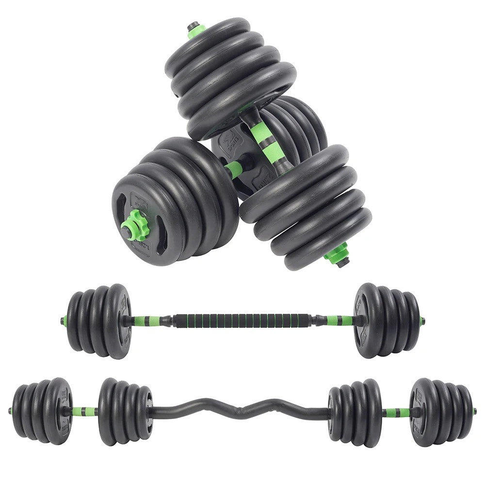 Versatile Adjustable Barbell, Curl Bar, Kettlebell, Dumbbell and Ab Roller Set 90 lbs Total ($100.00 Pick-Up Price!)