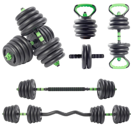 Versatile Adjustable Barbell, Curl Bar, Kettlebell, Dumbbell and Ab Roller Set 90 lbs Total ($100.00 Pick-Up Price!)